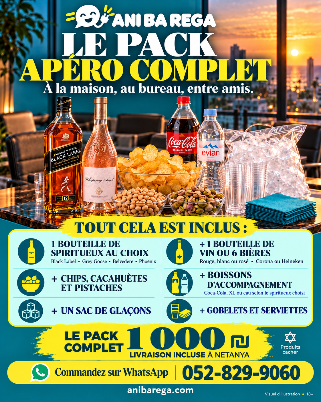 Illustration du pack Apéro complet